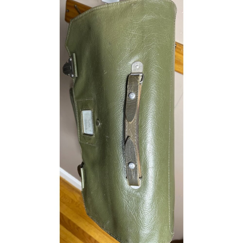 Vtg Swiss Army Military Satchel Bag 3 Ways Foldable 1970s Militaria Equipment - Picture 13 of 15